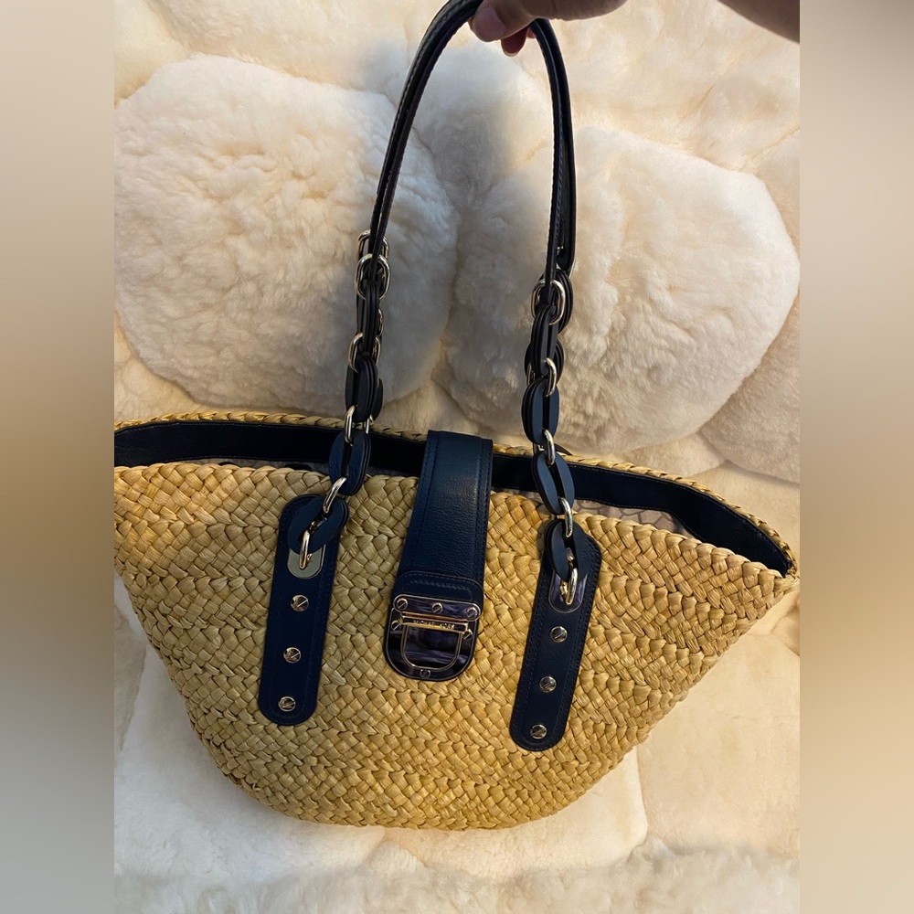 Michael Kors Straw Tote